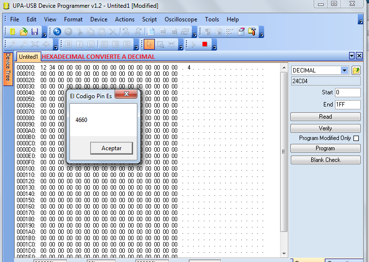 Estructura de Menú de UUPROG